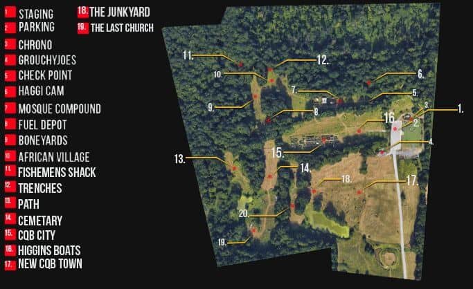 Zulu24 Airsoft and Milsim Tactical Park map 