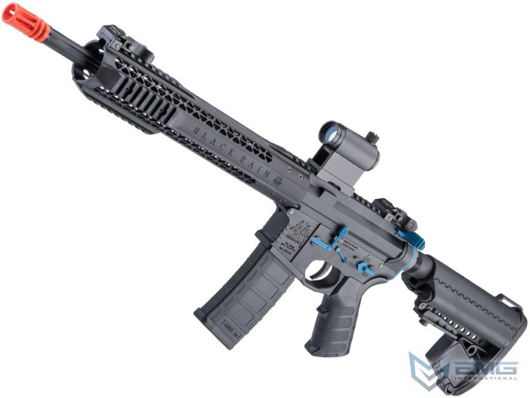 EMG x Black Rain Ordnance SPEC15, Black-Blue carbine