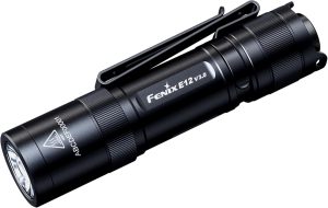 Fenix E12 V3.0 flashlight in black
