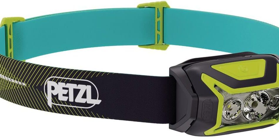 Petzl ACTIK CORE 625 headlamp in green